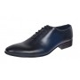 Pantofi barbati eleganti din piele naturala bleumarin - 024BL